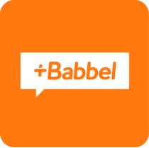 Babbel logo.