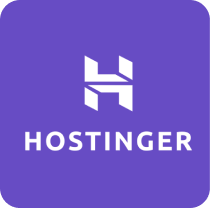 Hostinger logo.