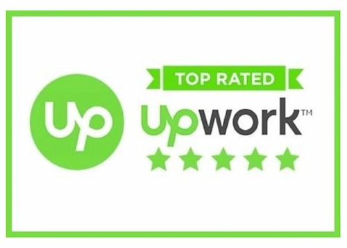 Upwork Top Rated Symbol.